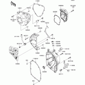 Схема вузла: Engine cover(s) для Kawasaki ZR1000 Z1000
