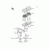 Схема вузла: Meter(s) для Kawasaki EJ800 W800