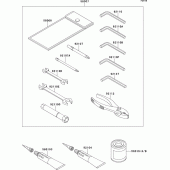 Схема вузла: Owner`s tools для Kawasaki ZR750 Zephyr