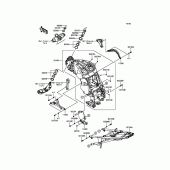 Схема вузла: Рама для Kawasaki ZG1400 1400GTR ABS