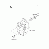 Схема вузла: Водяний насос Kawasaki VN900 Vulcan 900 Custom