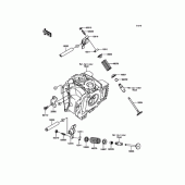 Схема вузла: Клапан для Kawasaki BR125 Z125 Pro
