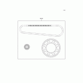 Схема вузла: Chain kit для Kawasaki KLE500