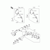 Схема узла: Поворотники для Kawasaki ZG1000 Concours