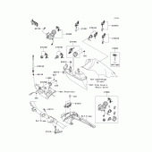 Схема узла: Замок зажигания для Kawasaki VN1700 VN1700 Voyager ABS