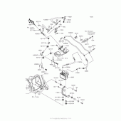 Схема вузла: Brake Piping для Kawasaki ZX1400 Ninja ZX-14R ABS