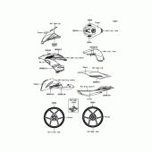 Схема вузла: Decals(Green) для Kawasaki ZX636 Ninja ZX-6R 30th Anniversary Edition