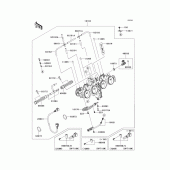 Схема узла: Throttle для Kawasaki ZR750 Z750 ABS
