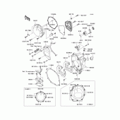 Схема вузла: Engine cover(s) для Kawasaki ZX1200 Ninja ZX-12R