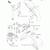 Схема узла: Крыло для Kawasaki EJ800 W800