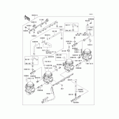 Схема вузла: Carburetor(1/2) для Kawasaki ZR750 ZR-7S