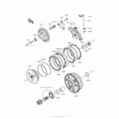 Схема вузла: Зчеплення для Kawasaki EX650 Ninja 650