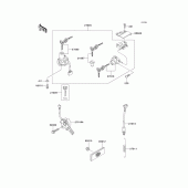 Схема вузла: Замок запалювання для Kawasaki ZX900 Ninja ZX-9R