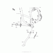 Схема вузла: Stand(S) для Kawasaki KL650 KLR650