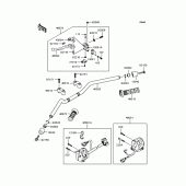 Схема вузла: Кермо для Kawasaki ZR750 ZR-7S