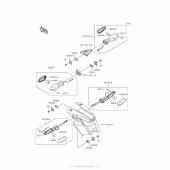 Схема вузла: Поворотники для Kawasaki ZR800 Z800
