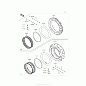 Схема вузла: Шини для Kawasaki VN900 Vulcan 900 Classic LT
