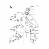 Схема вузла: Паливний бак для Kawasaki KLX250 D-Tracker