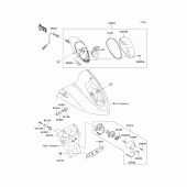 Схема вузла: Taillight(s) для Kawasaki VN900 Vulcan 900 Custom