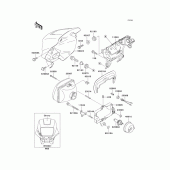 Схема вузла: Headlight(s) для Kawasaki KL650 KLR650