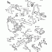 Схема узла: Батарейный отсек(1/2) для Kawasaki VN1500 VN-15 SE