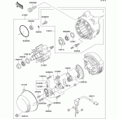 Схема узла: Генератор для Kawasaki ZG1000 Concours