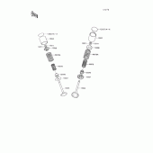 Схема вузла: Важелі для Kawasaki KL650 KLR650