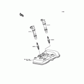 Схема вузла: Система запалювання для Kawasaki EX250 Ninja 250