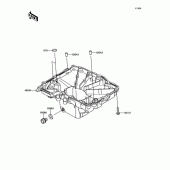 Схема узла: Масляный фильтр для Kawasaki ZX1000 Ninja 1000 ABS