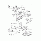 Схема вузла: Frame fittings(-jkaer650aba035082) для Kawasaki ER650 ER-6N ABS
