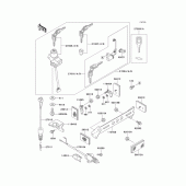 Схема вузла: Ignition switch(1/2) для Kawasaki EX250 ZZR250