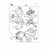 Схема вузла: Meter(1/2) для Kawasaki ZG1000 1000GTR