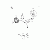 Схема узла: Генератор для Kawasaki KZ1000 Police