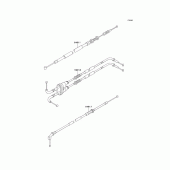 Схема вузла: Троси для Kawasaki ZX600 Ninja ZX-6