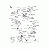 Схема вузла: Cowling (Upper) для Kawasaki ZG1400 Concours 14 ABS