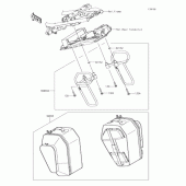 Схема вузла: Аксесуар (панії) для Kawasaki EX650 Ninja 650 ABS