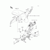 Схема узла: Переднее крыло для Kawasaki ZX1400 Ninja ZX-14