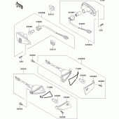 Схема вузла: Поворотники для Kawasaki ZX600 ZZ-R600