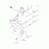 Схема узла: Тросики для Kawasaki KLX125 KLX125