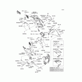 Схема вузла: Cowling lowers(1/2) для Kawasaki ZX636 Ninja ZX-6R