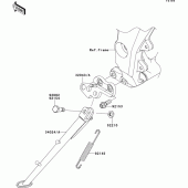 Схема вузла: Stand(s) для Kawasaki ZR1000 Z1000 ABS