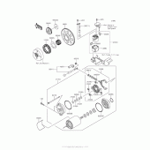 Схема вузла: Starter Motor для Kawasaki VN900 Vulcan 900 Custom