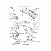 Схема узла: Электрооборудование для Kawasaki EX650 Ninja 650 ABS