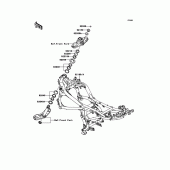 Схема узла: Рама для Kawasaki KLE650 Versys 650 ABS