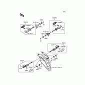 Схема вузла: Поворотники для Kawasaki ER650 ER-6N