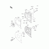 Схема вузла: Водяний насос Kawasaki ER500 ER-5