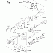 Схема узла: Поворотники для Kawasaki VN1500 VN1500 Drifter
