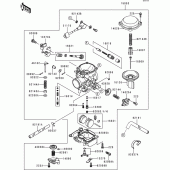 Схема узла: Карбюратор(1/2) для Kawasaki VN1500 VN1500 Classic Tourer