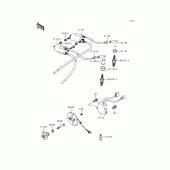 Схема узла: Система зажигания для Kawasaki KZ1000 Police