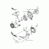 Схема вузла: Генератор для Kawasaki ZX636 Ninja ZX-6R ABS